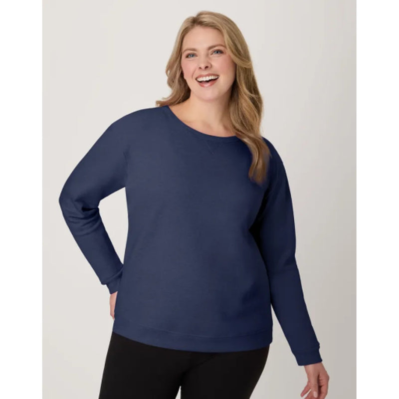 Hanes - Womens Ecosmart Women's Fleece Sweatshirt V-Notch