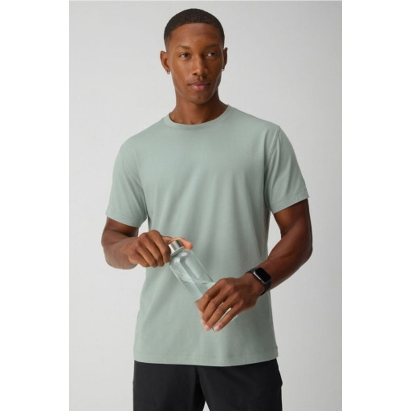 Fabletics - Mens the 24-7 Tee - Sage Grey