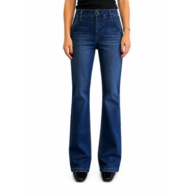 1822 Denim - Womens 30" Better Butter Slim Boot Jean with Double Pockets