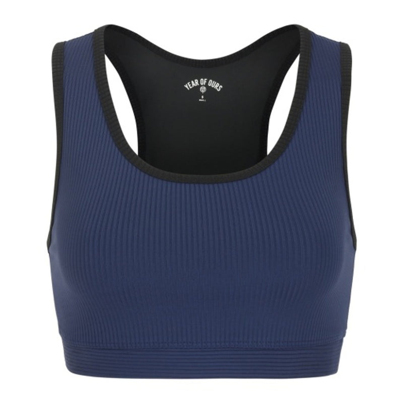 Year of Ours - Womens Ribbed Two Tone Gym Bra