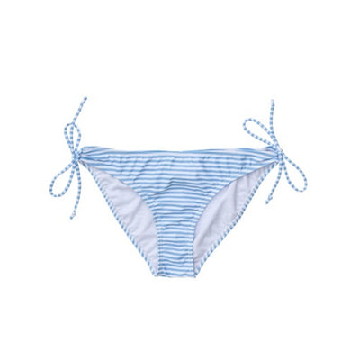Snapper Rock - Womens Ladies Powder Blue Sustainable Stripe Bikini Bottoms