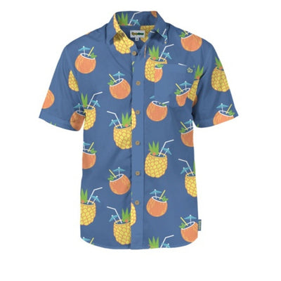 Tipsy Elves - Mens Pineapple Paradise Hawaiian Shirt