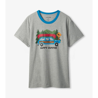 Little Blue House - Retro Camping Mens Tee