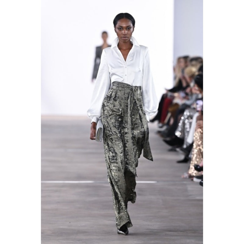 Badgley Mischka - Womens Foiled Pant Jumpsuit