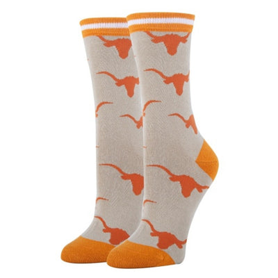 Oooh Yeah - Womens Crew Socks Austin Bull