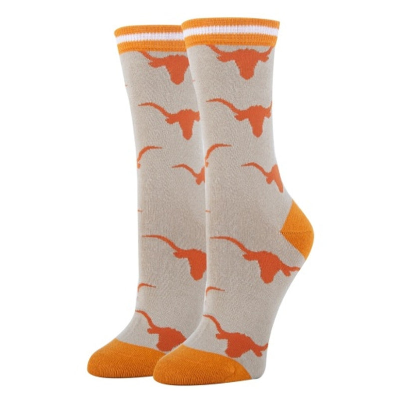 Oooh Yeah - Womens Crew Socks Austin Bull
