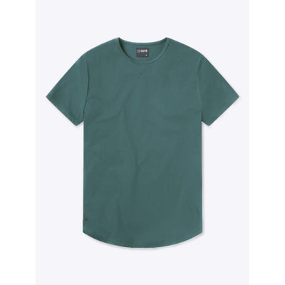 Cuts - Mens Ao Curve-Hem Tee - Blue Spruce