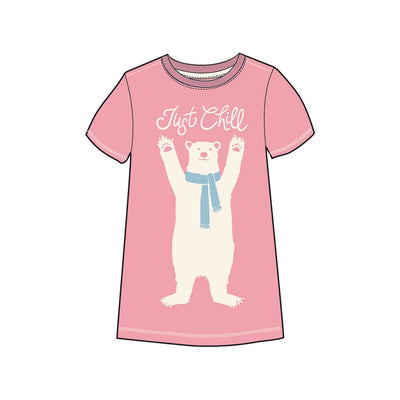 Little Blue House - Just Chill Womens Sleepshirt