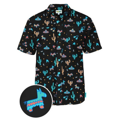 Tipsy Elves - Mens Midnight Fiesta Hawaiian Shirt