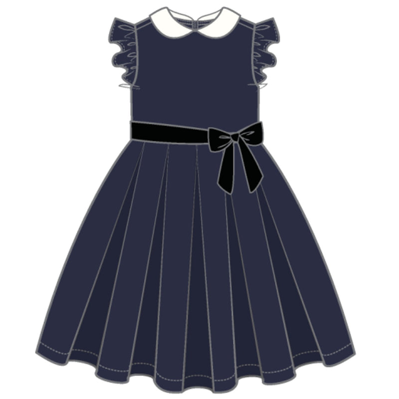 Hope & Henry - Girls Organic Peter Pan Collar Party Dress