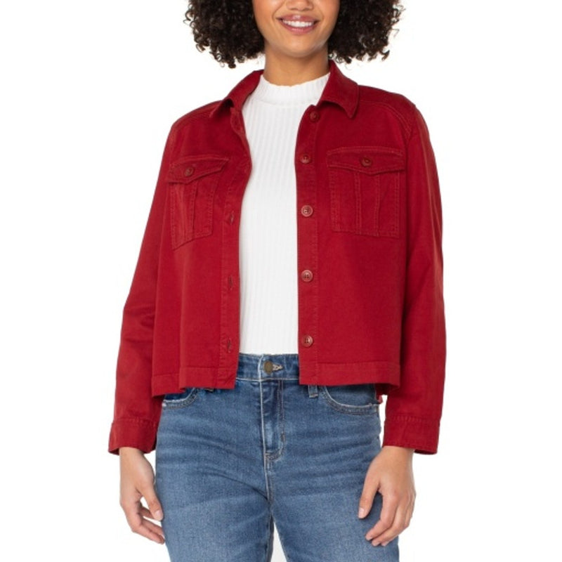 Liverpool Los Angeles - Womens Pleat Back Crop Jacket