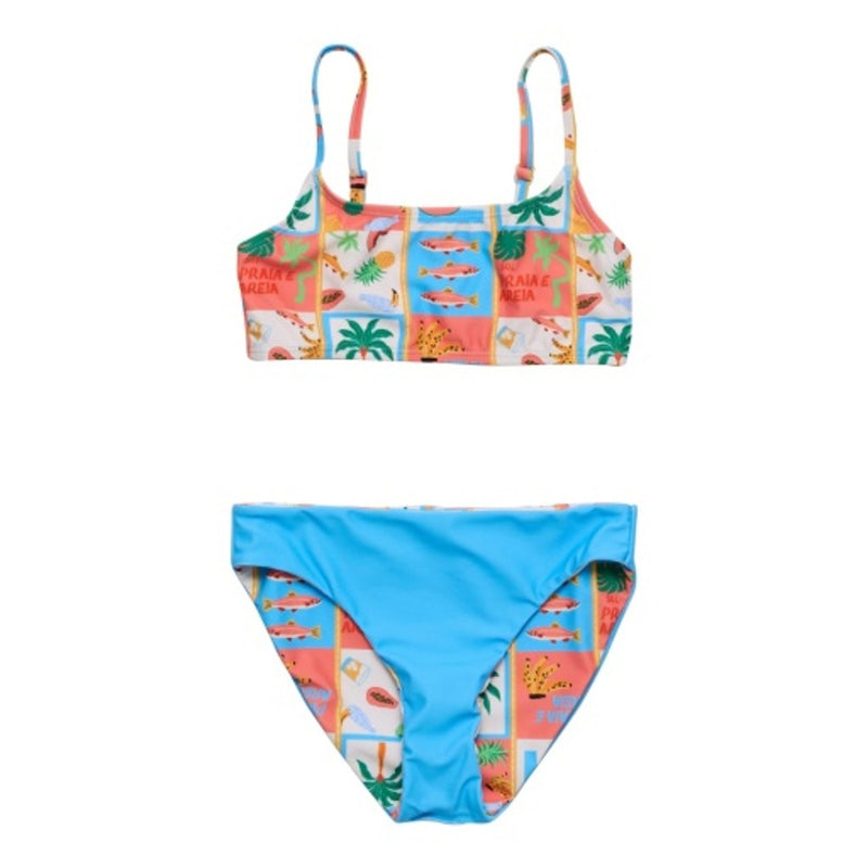 Snapper Rock - Girls Sol Seekers Teen Recycled Crop Bikini