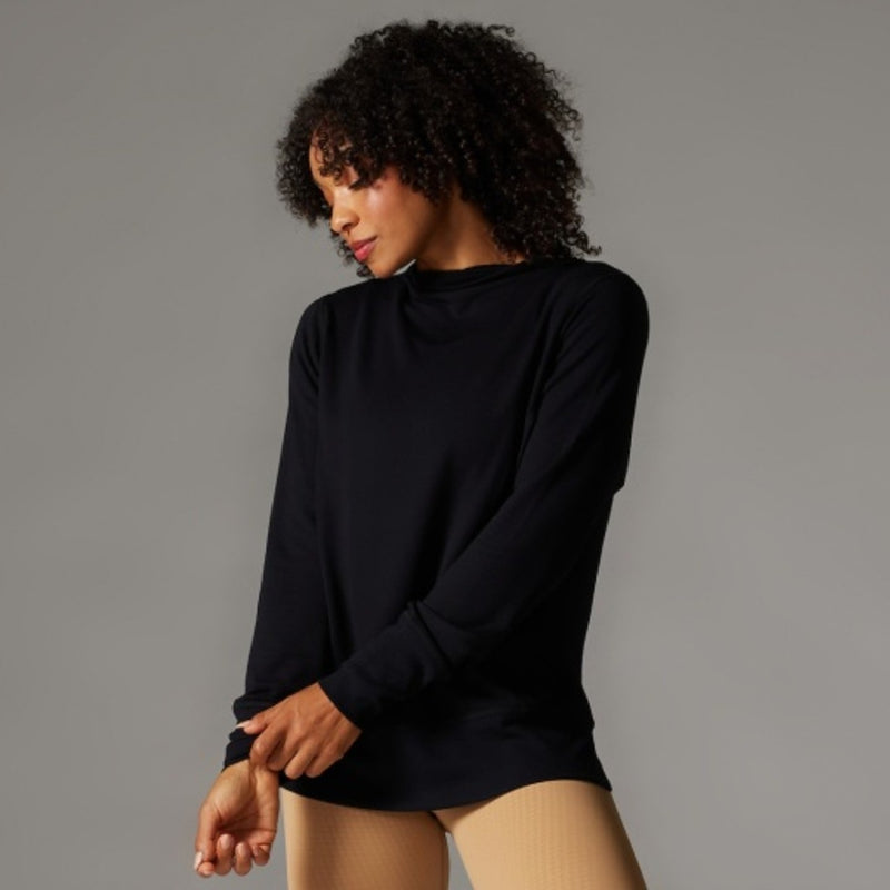 Thirty Three Threads - Unisex Cozy Funnel Neck Sweatshirt Ebony