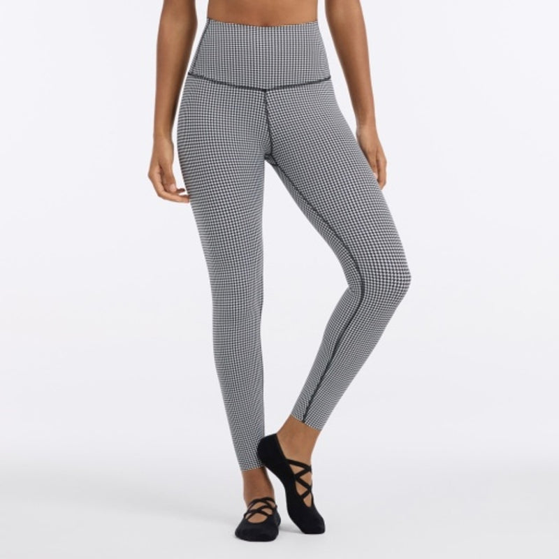 Thirty Three Threads - Unisex High Waisted 7/8 Tight Houndstooth - Houndstooth