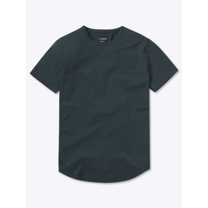 Cuts - Mens Ao Curve-Hem Tee - Bonsai