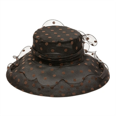 San Diego Hat Company - Stiff Mesh Organza Dress Hat with Wire