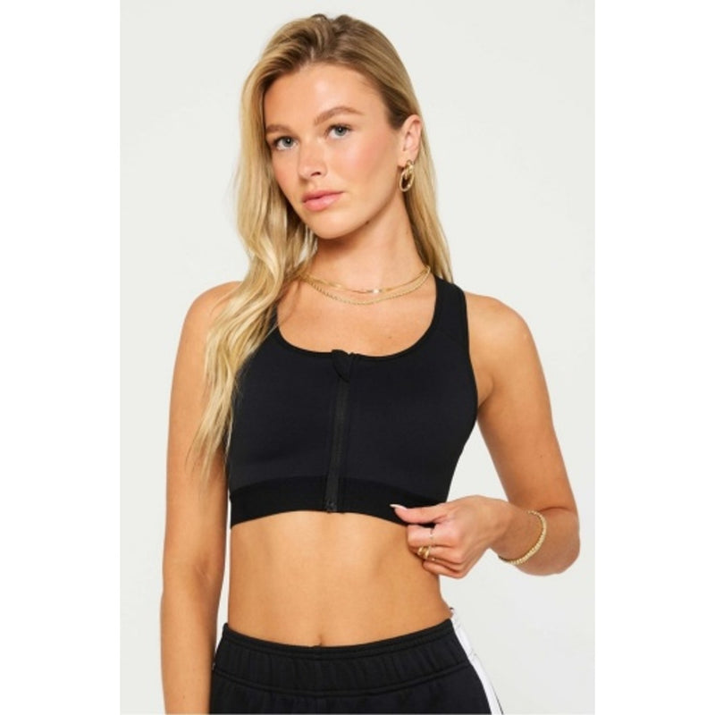 Fabletics - Womens Front Zip High Impact Sports Bra