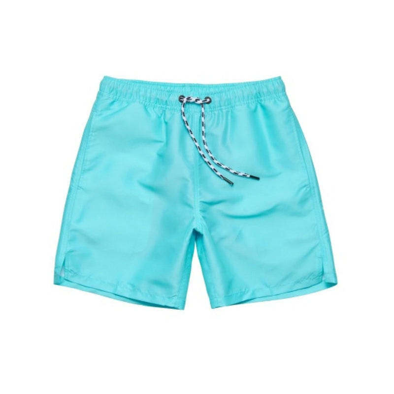 Snapper Rock - Mens Aqua Comfort Lined Swim Short