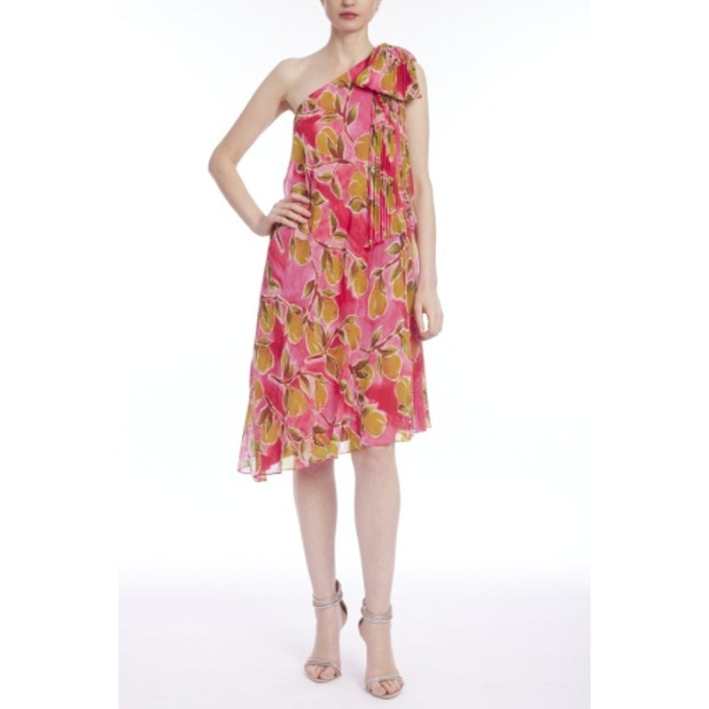 Badgley Mischka - Womens Plt Prnt One Shldr