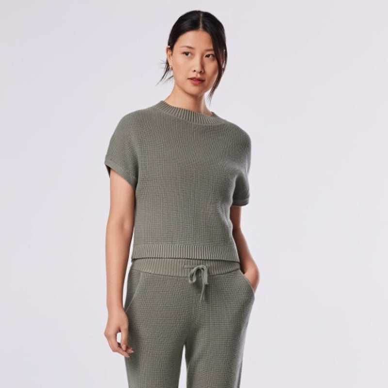 Thirty Three Threads - Unisex Alpine Knit Dolman Tee Leaf