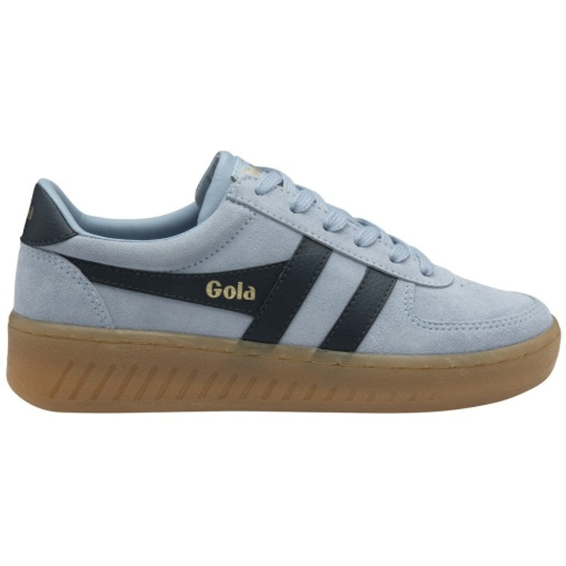 Gola - Womens Grandslam Suede Sneakers - Air/Navy/Gum