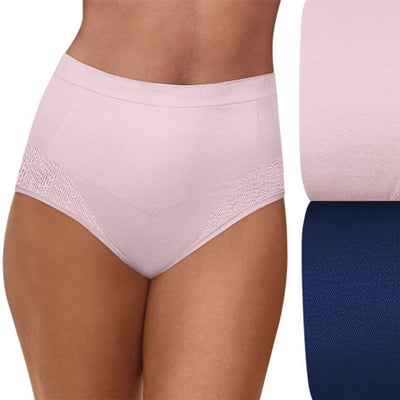 Hanes - Womens Bali Comfort Revolution Firm Control Brief 2-Pack