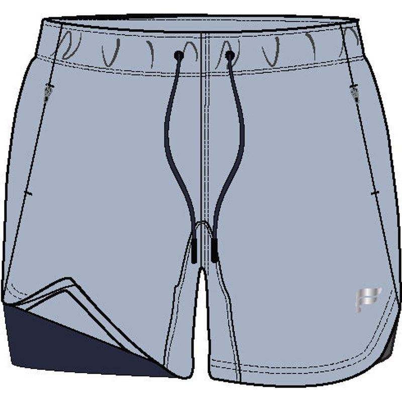 Fabletics - Mens the 5" One Short (Lined) - Glacial Blue