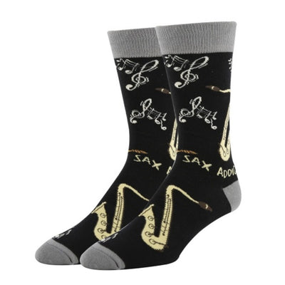 Oooh Yeah - Mens Sax Addict Men's Crew Socks