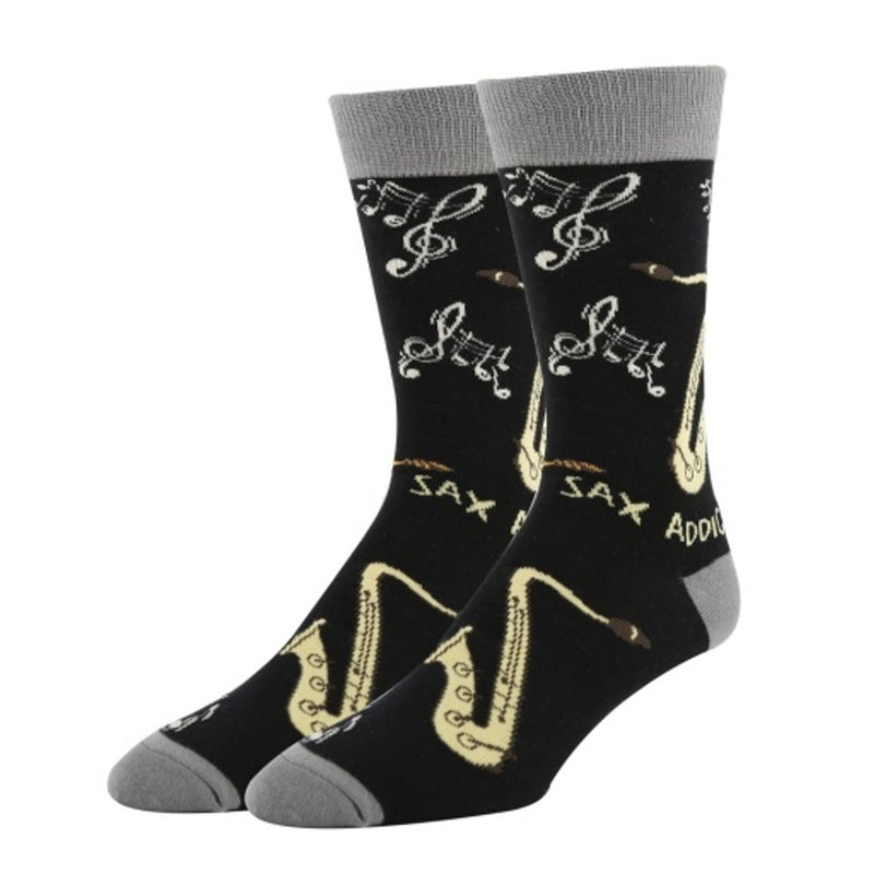 Oooh Yeah - Mens Sax Addict Men's Crew Socks