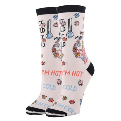 Oooh Yeah - Womens Meno Womens Crew Socks