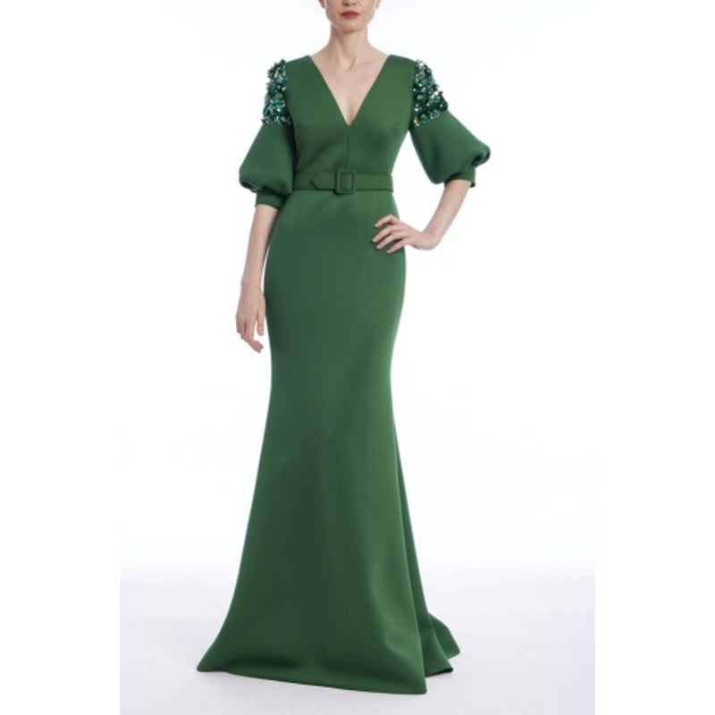 Badgley Mischka - Womens Beaded Full Slv
