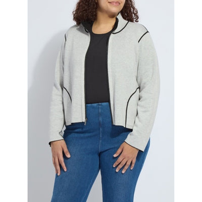 Lysse - Womens Reversible Cashmere Zip Up Cardigan Curvy