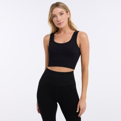 Thirty Three Threads - Unisex Seamless Vibe Rib Bra Ebony