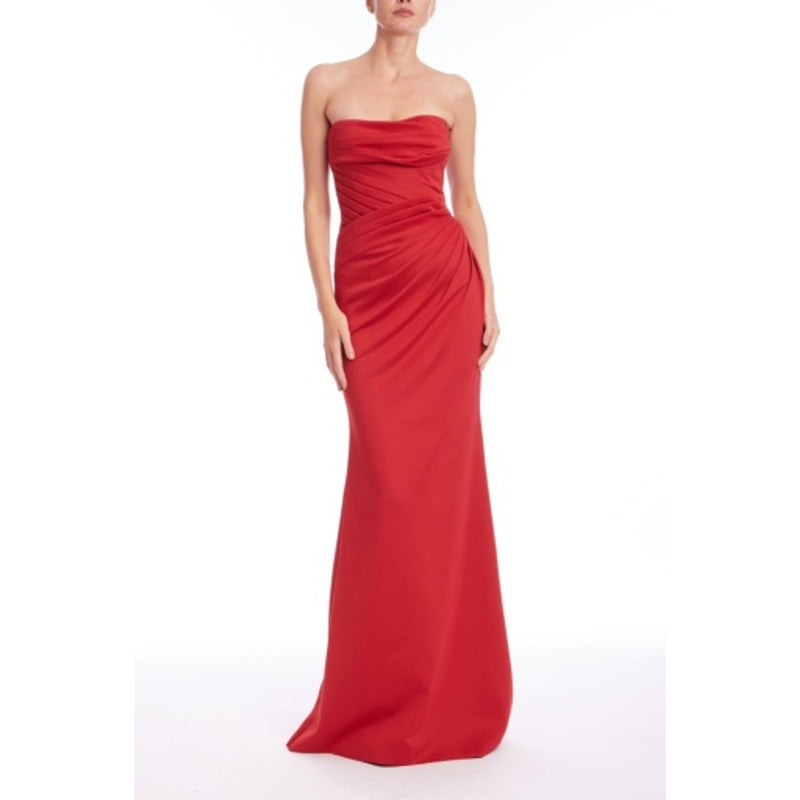 Badgley Mischka - Womens Strpls Drp Gown