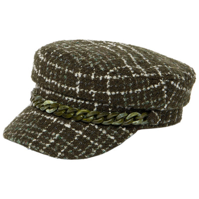 San Diego Hat Company - Emmy Lou Womens Cut and Sew Tweed Cabbie