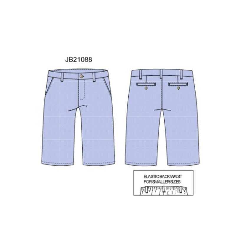 Janie and Jack - Boys with Lt Blue Oxford Ff Pant Spbas