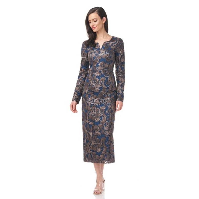 JS Collections - Womens Margaux T-Length Dress