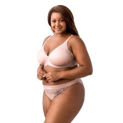Elila - Womens Microfiber & Lace Moulded Underwire