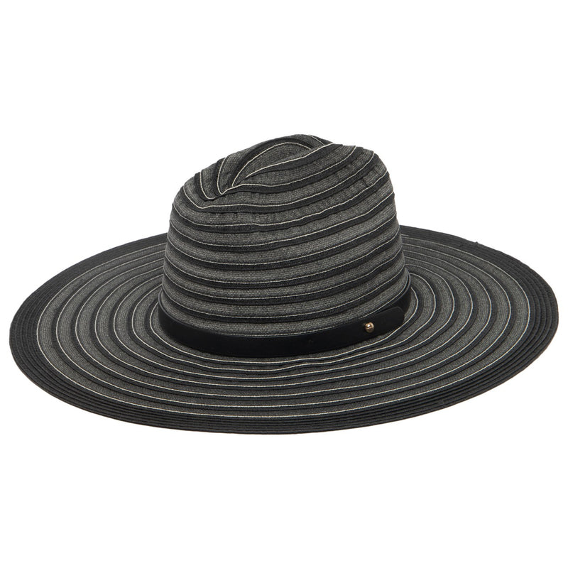 San Diego Hat Company - Renata Womens Mixed Ribbon and Paper Braid Wide