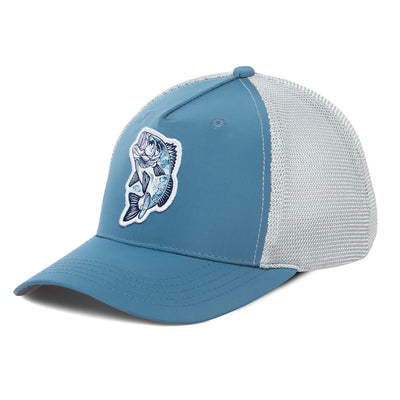San Diego Hat Company - Polyester Ribstop Trucker Hat with Fish