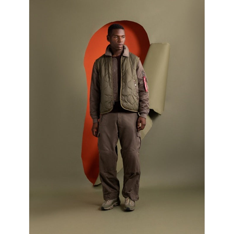 Alpha Industries - Mens Mixed Media Utility Jacket