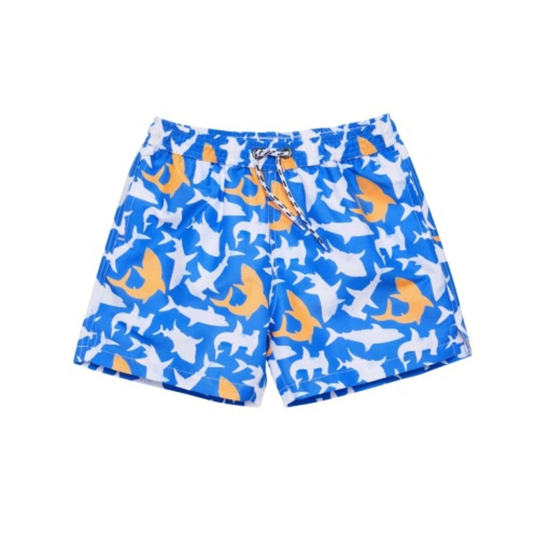 Snapper Rock - Boys Shark Squad Swim Short