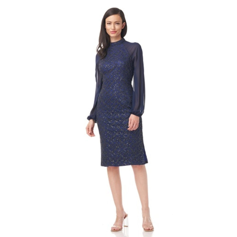 JS Collections - Womens Camille Knee Length Dress