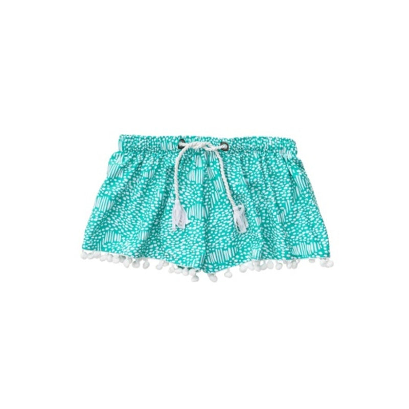 Snapper Rock - Girls Spearmint Spot Swim Shorts