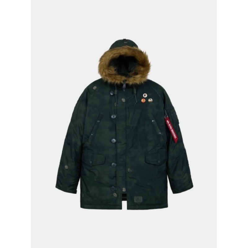 Alpha Industries - Mens N-3b Relaxed Fit Parka (Oxford Vintage Print)