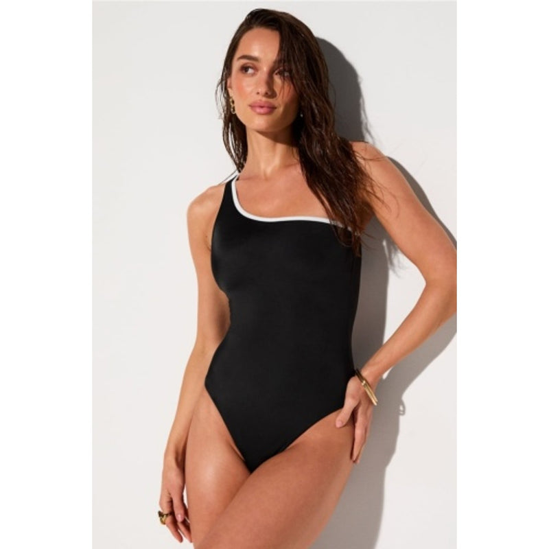Fabletics - Womens One Shoulder Cutout One-Piece