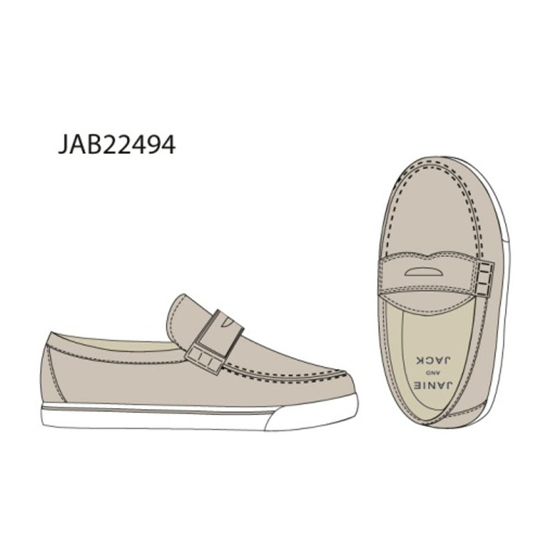 Janie and Jack - Kids B Tan Loafer Sneaker Sp1 Sb1