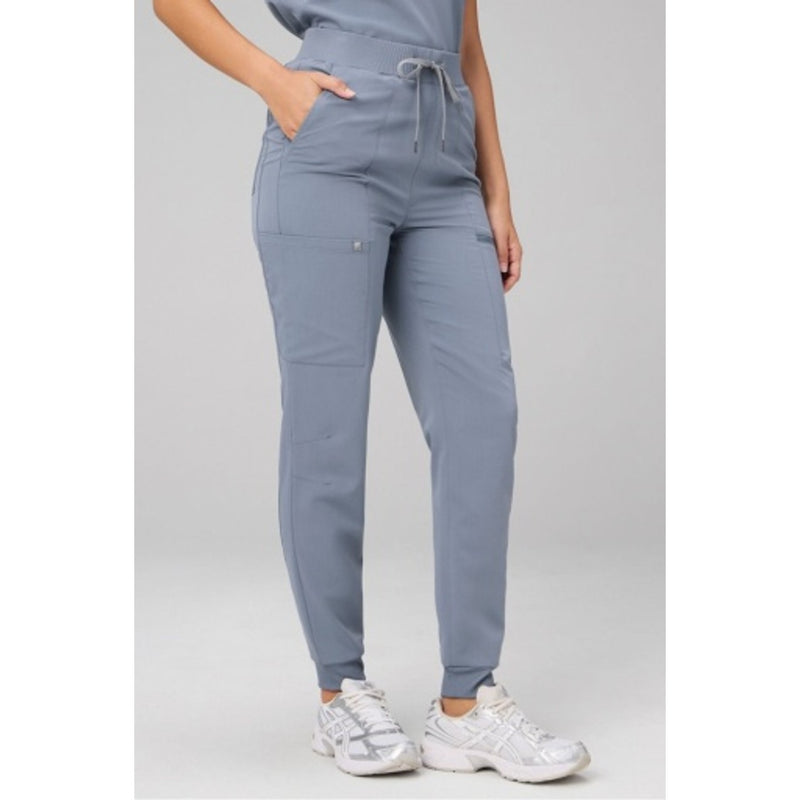 Fabletics - Womens High-Rise on-Call Scrub Jogger - Vintage Grey