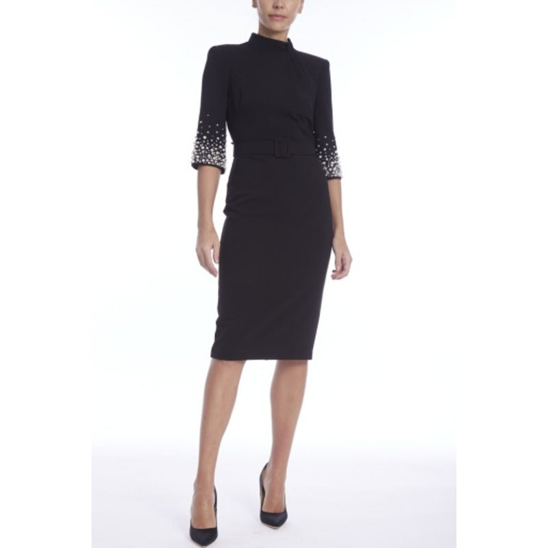 Badgley Mischka - Womens Pearl Elbow Slv