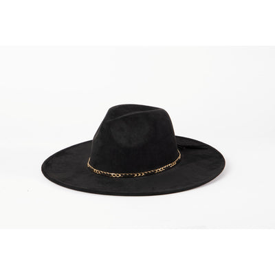 San Diego Hat Company - Faux Suede Fedora with All Over